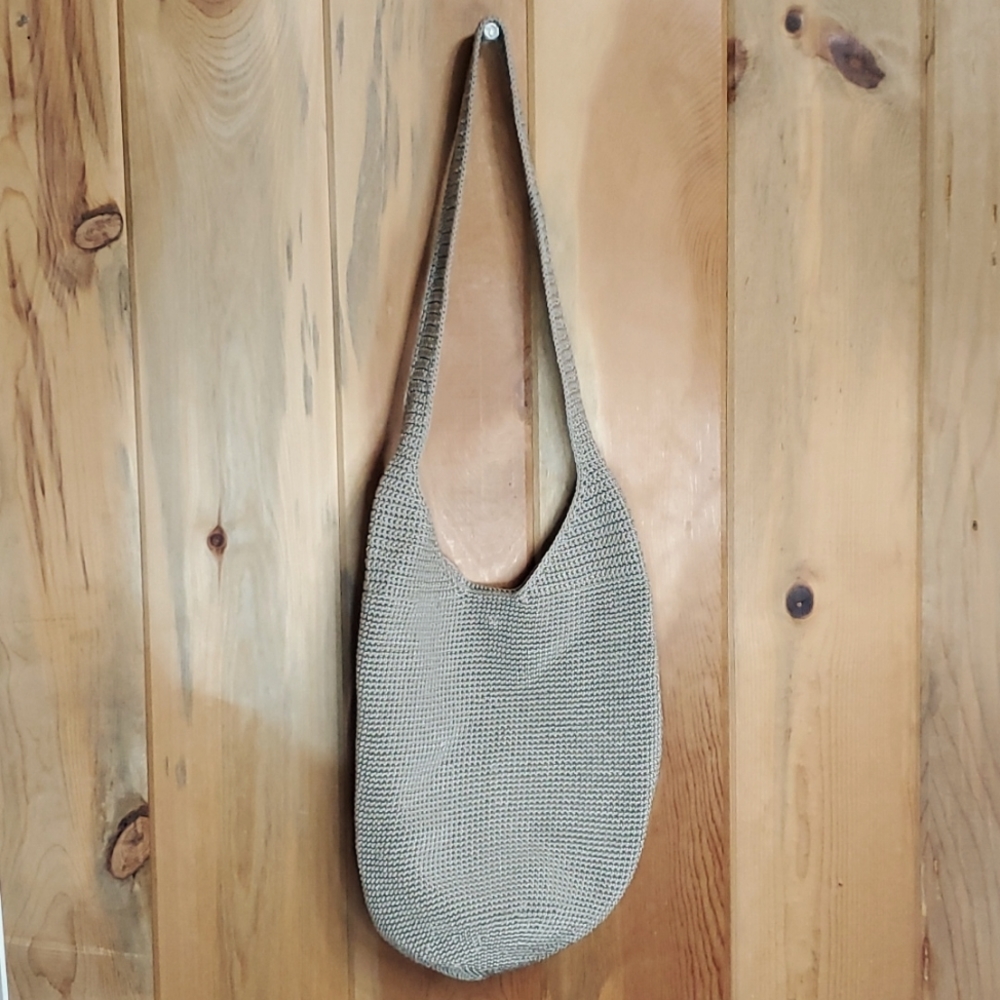 🐞Crochet Tan Hobo Bag